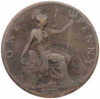 Купить Великобритания 1 пенни (penny) 1895-1901, случайная дата