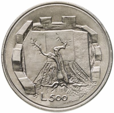 купить Сан-Марино 500 лир (lire) 1976 Республика (дерево)