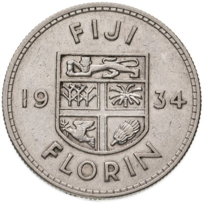 купить Фиджи 1 флорин (florin) 1934