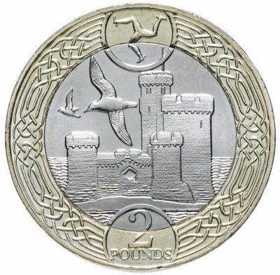 купить Остров Мэн 2 фунта (pounds) 2020
