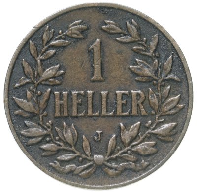 купить Германская Восточная Африка 1 геллер 1912 "J"