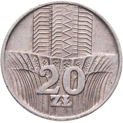 купить Польша 20 злотых (zlotych) 1973