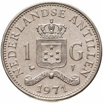 купить Нидерландские Антильские острова 1 гульден (gulden) 1971