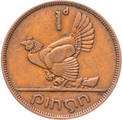 купить Ирландия 1 пенни (penny) 1943