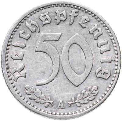 купить Германия, Третий Рейх 50 рейхспфеннигов 1935