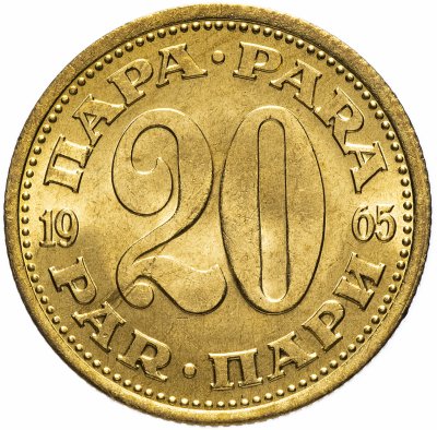 купить Югославия 20 пар 1965