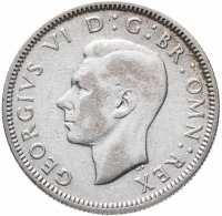 Купить Великобритания 1 шиллинг (shilling) 1937 Английский шиллинг - лев, стоящий на короне