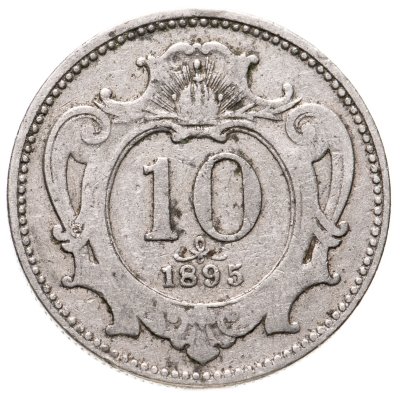 купить Австрия 10 геллеров (heller) 1895