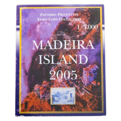 купить Остров Мадейра 2005 набор из 8-ми псевдо евро монетовидных жетонов в буклете