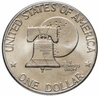 Купить США 1 доллар (dollar) 1976 D "200 лет независимости США" (2-й тип)