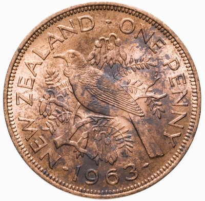 купить Новая Зеландия 1 пенни (penny) 1963
