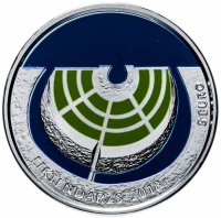 купить Латвия 5 евро 2018 Proof "Сад Судьбы"