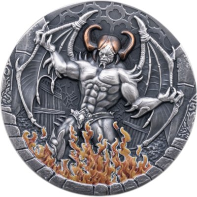 купить Камерун 2000 франков 2021 "Вельзевул", в футляре с сертификатом