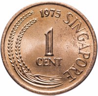 Купить Сингапур 1 цент 1975