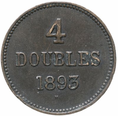купить Гернси 4 дубля 1893