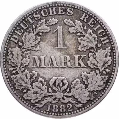 купить Германия 1 марка 1882 знак монетного двора: "А"
