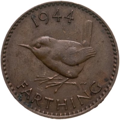 купить Великобритания 1 фартинг 1944