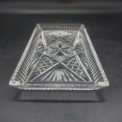 купить Мелочница (визитница), стекло, алмазная грань, 1950 г.