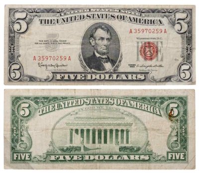 купить США 5 долларов 1963 Series 1963