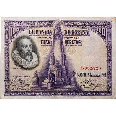 купить Испания 100 песет 1928 (Pick 76)