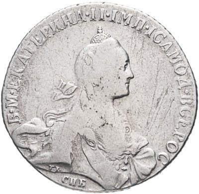 купить 1 рубль 1768 СПБ-TI-СА