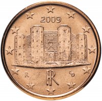 Купить Италия 1 цент (cent) 2009
