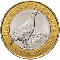 купить Джибути 250 франков (francs) 2012