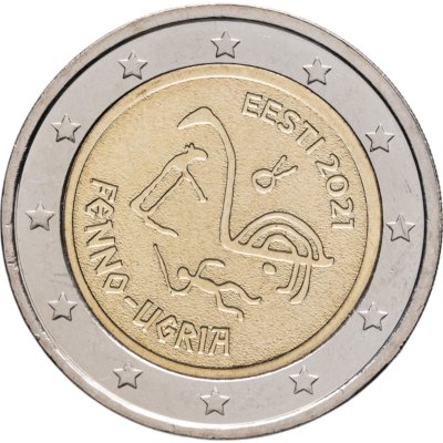 купить Эстония 2 евро (euro) 2021 Финно-угорские народы