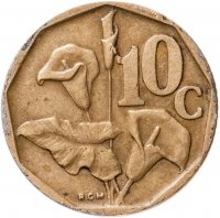 купить ЮАР 10 центов (cent) 1990-2000 случайный год