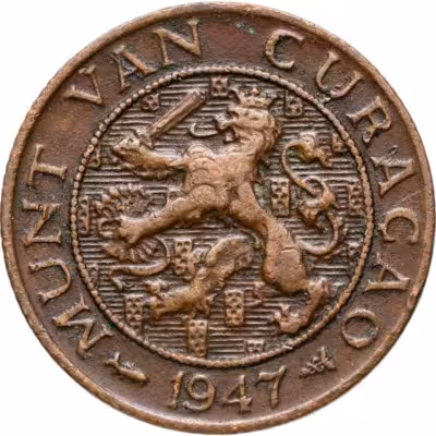 купить Кюрасао 1 цент (cent) 1947