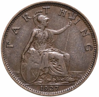 купить Великобритания 1 фартинг 1927