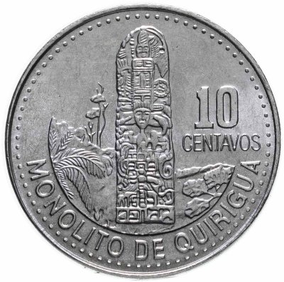 купить Гватемала 10 сентаво (centavos) 2009