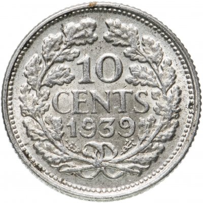 купить Нидерланды 10 центов (cents) 1939