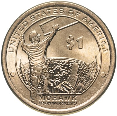 купить США 1 доллар (dollar) 2015 "Коренные Американцы - Рабочие Мохоки"
