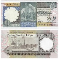 Купить Ливия 1/4 динара 1990 год Pick 52