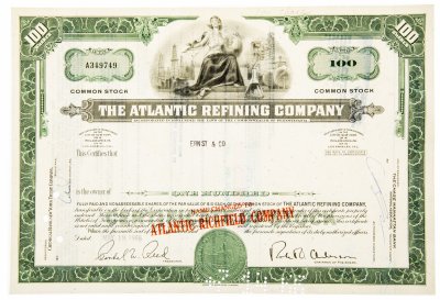 купить Акция США - Atlantic Richfield Company 1966- 1970 гг.