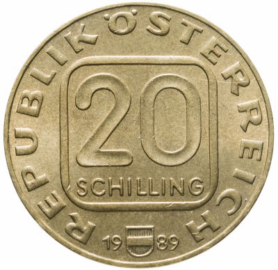 купить Австрия 20 шиллингов (shillings) 1989 Земли Австрии - Тироль