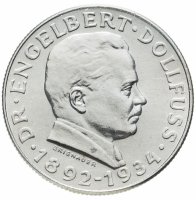 купить Австрия 2 шиллинга (shillings) 1934 "Смерть Энгельберта Дольфуса"
