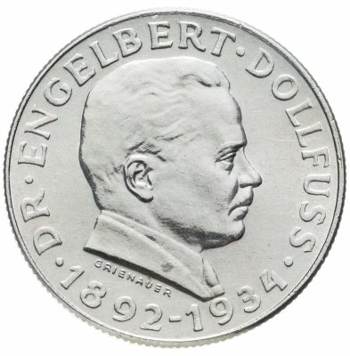 купить Австрия 2 шиллинга (shillings) 1934 "Смерть Энгельберта Дольфуса"