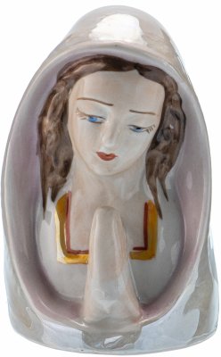 купить Статуэтка "Дева Мария", фарфор, роспись, люстр, Полонский ЗХК, СССР, 1973-1991 гг.