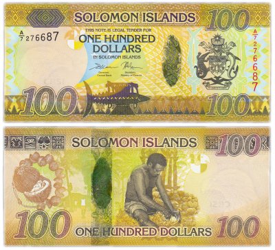 купить Соломоновы острова 100 долларов 2015 (Pick 36)