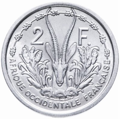 купить Французская Экваториальная Африка 2 франка (francs) 1948