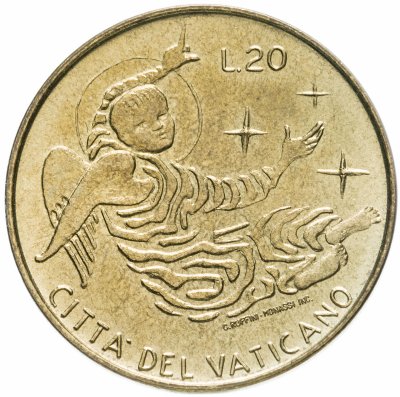 купить Ватикан 20 лир (lire) 1969