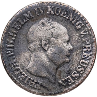 купить Германия, Пруссия 1 серебряный грош 1854