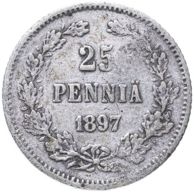 купить 25 пенни (pennia) 1897 L