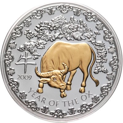 купить Руанда 1000 франков (francs) 2009 Year of the Ox (год Быка)