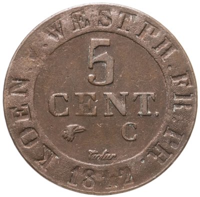 купить Германия, Вестфалия 5 сантим 1812 Наполеон
