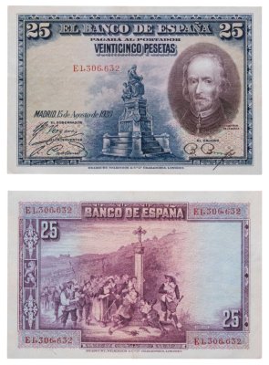 купить Испания 25 песет 1928 (Pick 74.b)