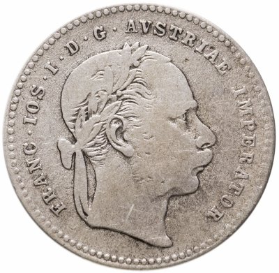 купить Австро-Венгрия 20 крейцеров (kreuzer) 1868, монета для Австрии