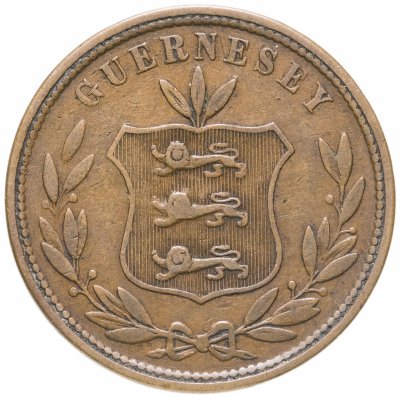 купить Гернси 8 дублей 1864